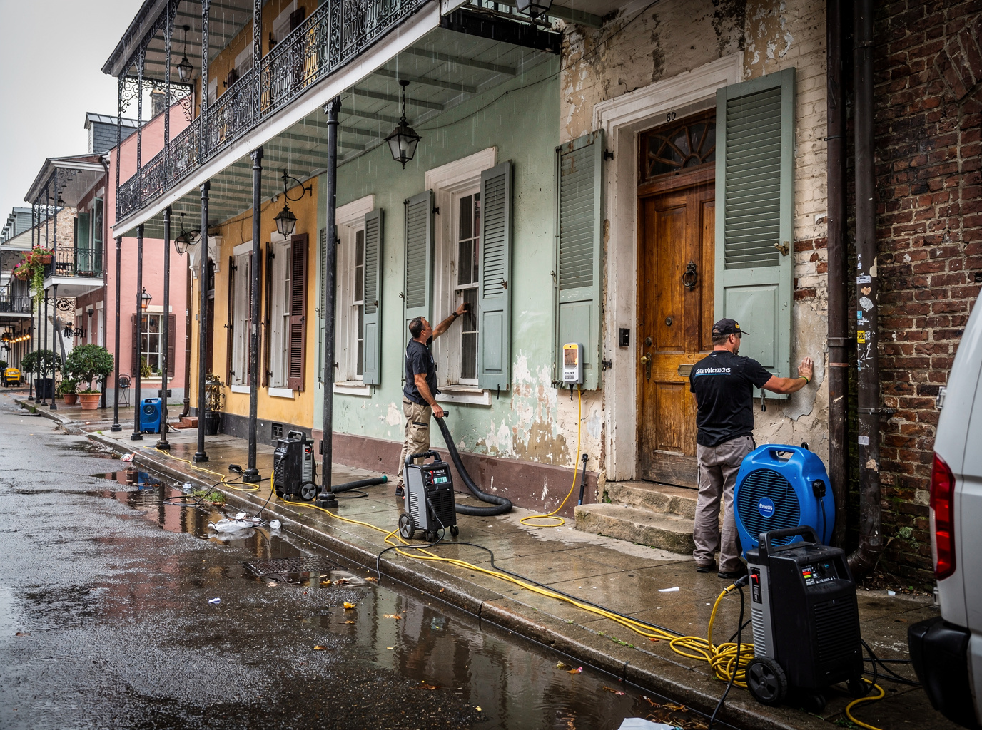 Drying Historic Homes After Water Intrusion In The French Quarter