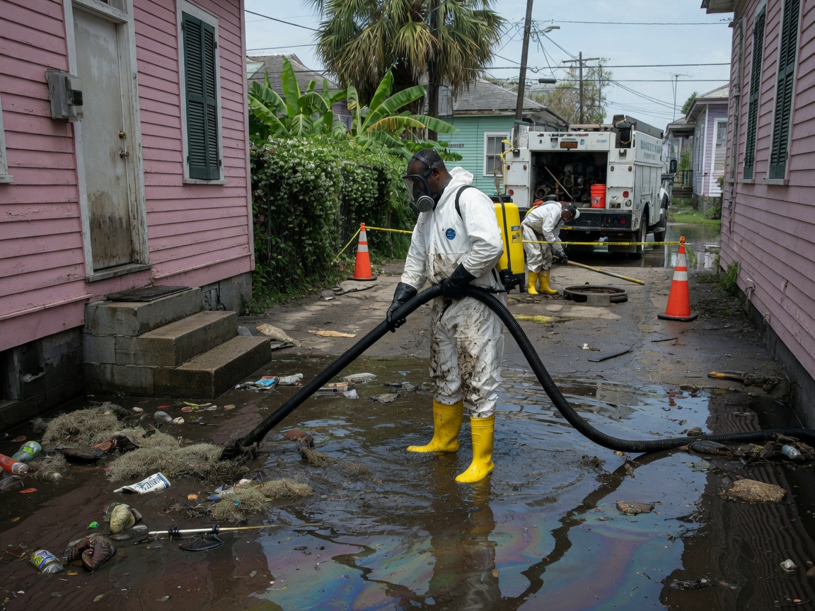 Sewage Cleanup in New Orleans
